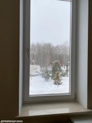 Окно из лиственницы